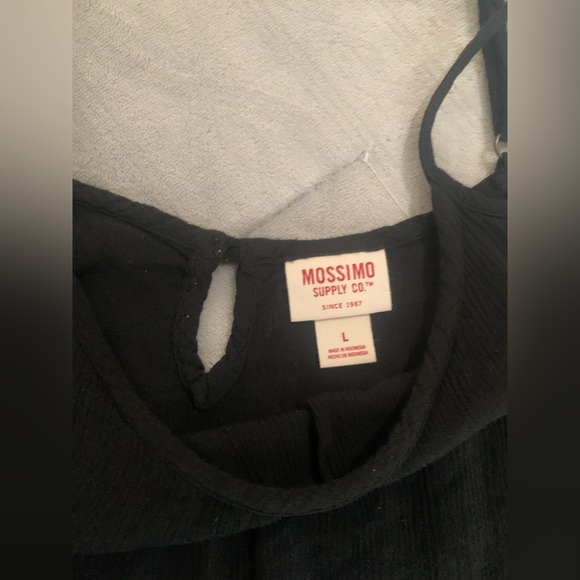 Black crop top adjustable straps - Picture 2 of 2